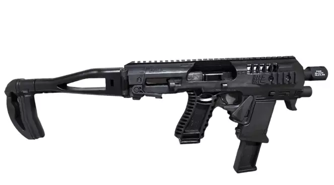 CAA Micro Roni 4X SWAT CZ P10 musta - Pistoolin konversiokitit - 23126 - 1