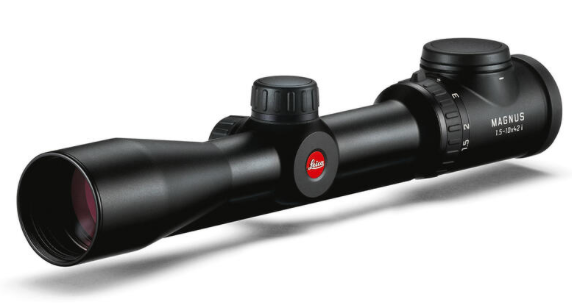 Leica Magnus 1.5-10x42 i valaistulla L-4a ristikolla, kiskokiinnityksellä - Magnus - 18626 - 1