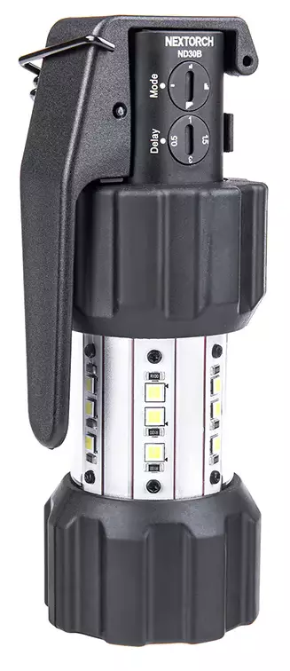 Nextorch ND30B elektroninen " flash bang " harhautuslaite 11000 lumenia 130 dB - SWAT tuotteet
- 22366 - 1