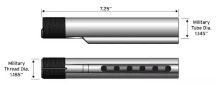 ATI AR-15 / AR-10 mil spec bufferituubi - AR-15 - 13187 - 2