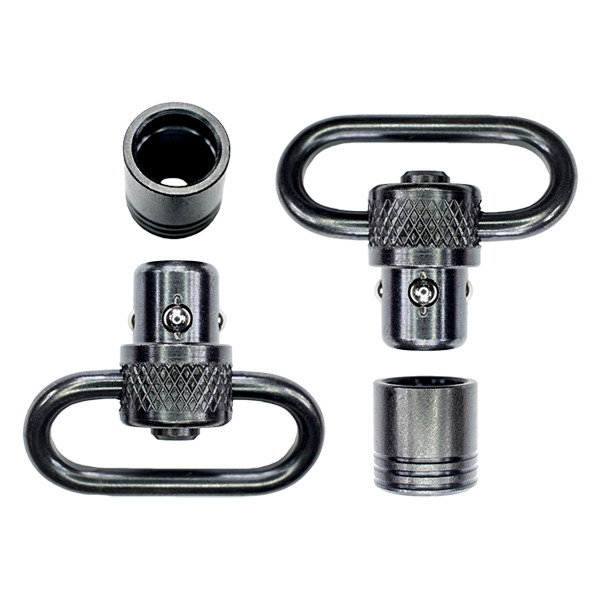 Grovtec push button hihnalenkkisarja 1" musta 2kpl - Hihnalenkit ja -nastat - 13857 - 1