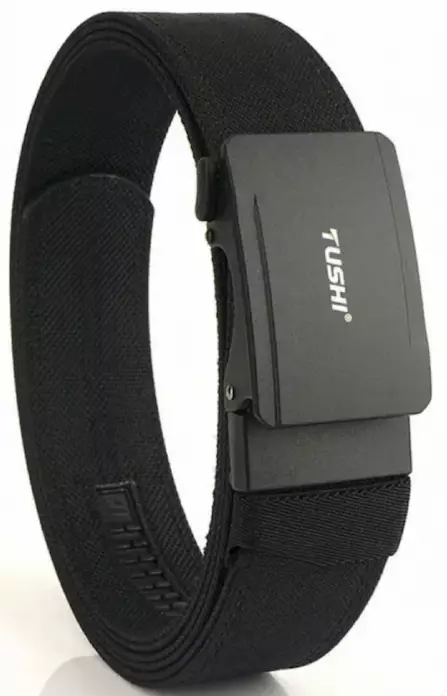 ATSC Tushi ampumavyö räikkäsäädöllä 38 mm musta - Ampumavyöt - 23747 - 1