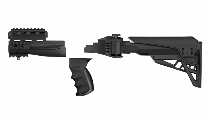 ATI AK-47 Strikeforce taittoperä, etutukki ja pistoolikahva - Muut kiväärit - 14178 - 1