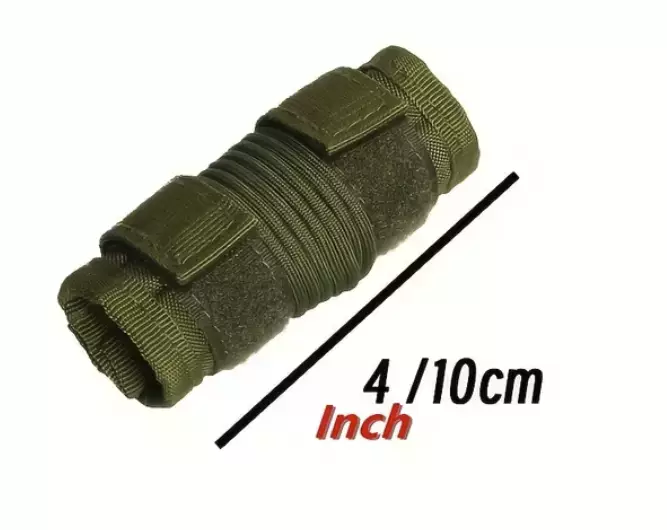 ATSC väreilysuoja äänenvaimentimiin 10 cm vihreä - Äänenvaimentimet ja niiden varusteet - 23668 - 1