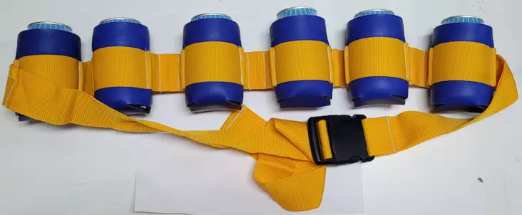 Beer Bandolier keltainen/royal sininen - Kivat kamat - 10488 - 1