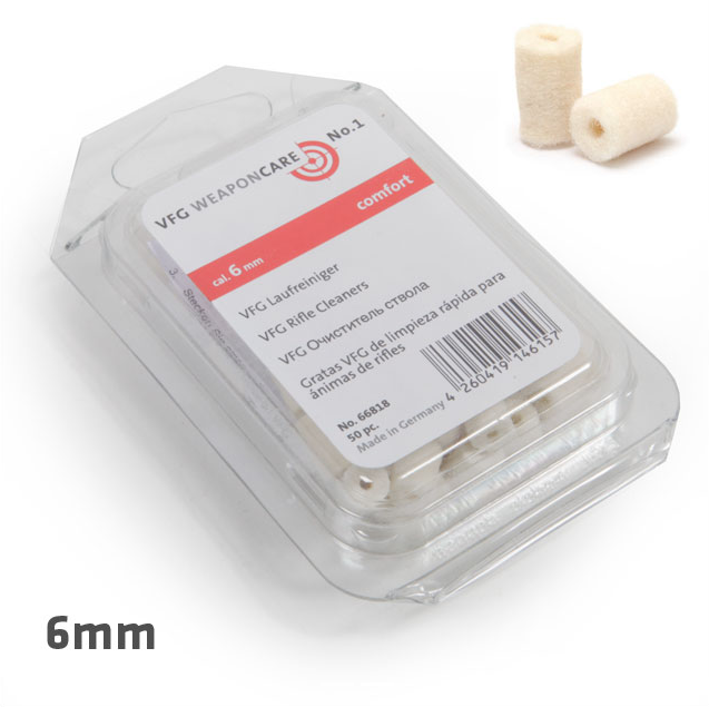 VFG huopatulppa 6 mm 50 kpl - VFG tulpat - 11848 - 1