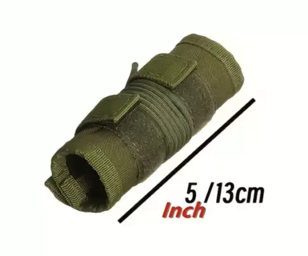 ATSC väreilysuoja äänenvaimentimiin 13 cm vihreä - Äänenvaimentimet ja niiden varusteet - 23669 - 1