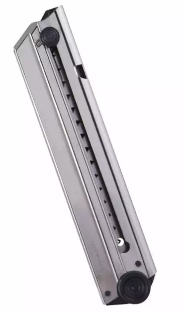 Mec-Gar lipas Luger P08 9 mm 8 panosta niklattu - Pistoolin lippaat - 19819 - 1