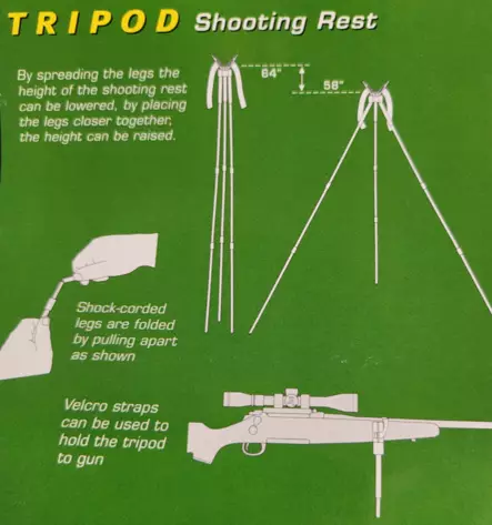 Remington kolmijalkaiset ampumakepit - Ampumakepit ja bipodit - 19749 - 2