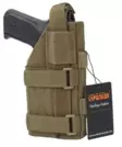 ATSC Pistoolikotelo Warrior M5 Spanker Elite Molle säädettävä yleismalli valoille Coyote Brown oikenkätinen - Valokotelot - 23529 - 1