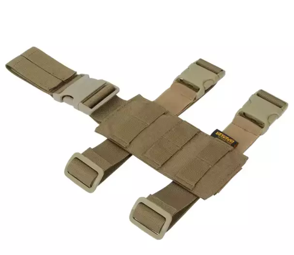 ATSC Pistoolikotelo Warrior M5 Spanker Elite Molle:n reisitelakka Coyote Brown oikea/vasen - Valokotelot - 23539 - 1