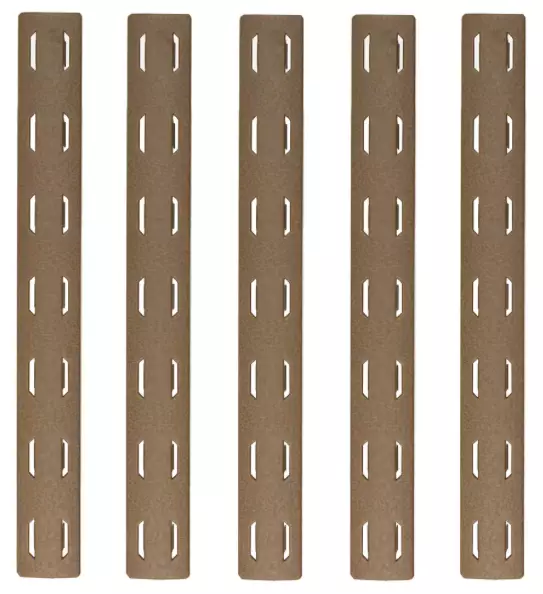 ATSC suojapalat non-slip MLok kiskoon 5 kpl setti hiekka - AR-15 - 23739 - 1