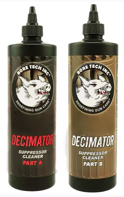 Bore Tech Decimator äänenvaimentimen puhdistusaine A&B setti 2x480 ml - Puhdistusaineet - 22089 - 1