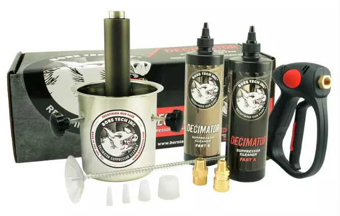 Bore Tech Decimator äänenvaimentimen puhdistussarja - Puhdistuspenkit ja työkalut - 22179 - 1