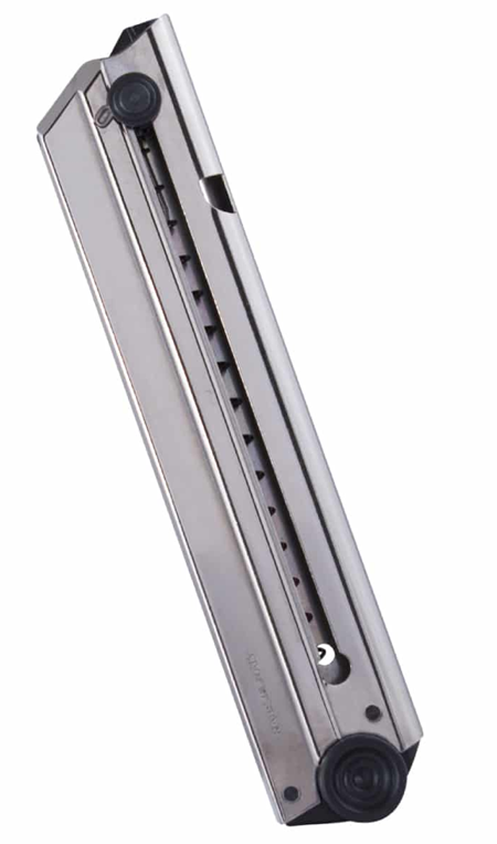 Mec-Gar lipas Luger P08 9 mm 8 panosta niklattu - Pistoolin lippaat - 19819 - 1