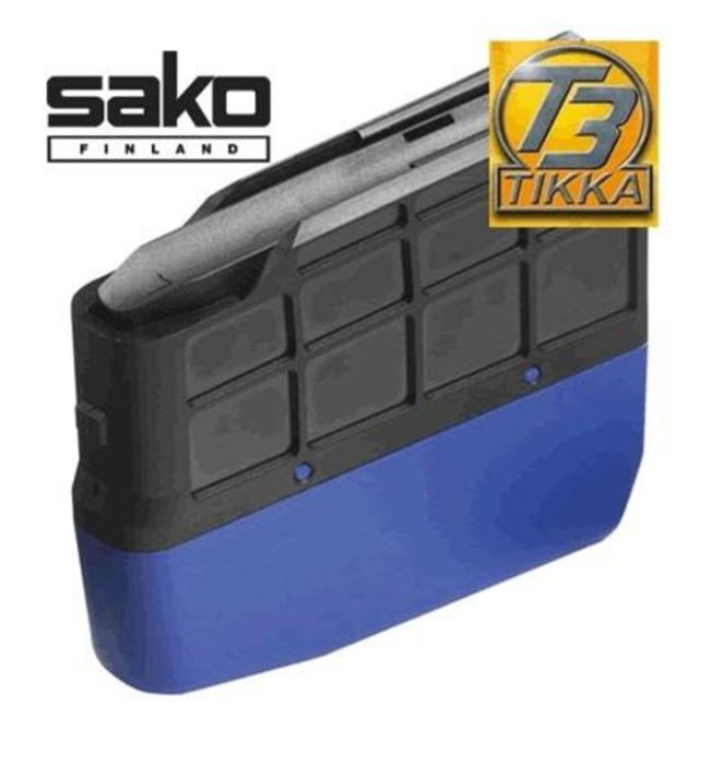 Tikka T3x / T3 Long sininen 5-patruunan lipas 6,5x55/ 30-06/ 9,3x62 - Sako ja Tikka - 12029 - 1